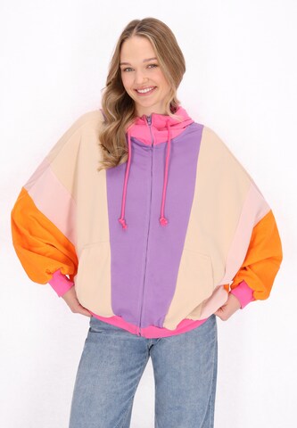 MYMO Sweatvest in Gemengde kleuren: voorkant