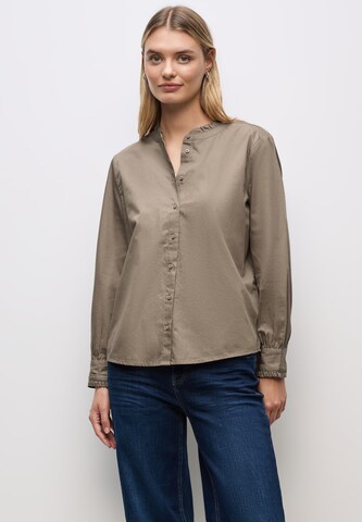 STREET ONE Blouse in Brown: front