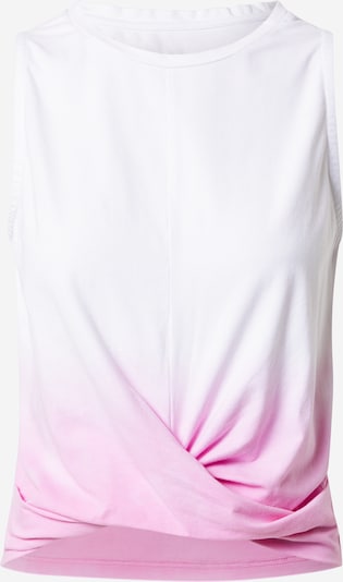Hey Honey Sports top in Neon pink / White, Item view