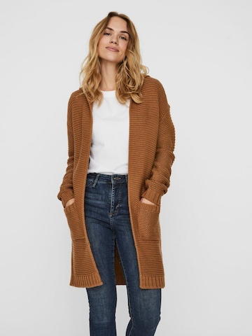 VERO MODA Cardigan i brun: forside