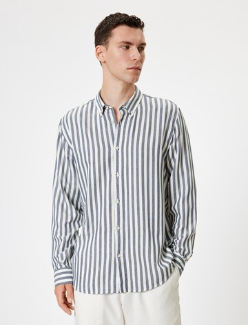 Koton Slim fit Overhemd in Blauw: voorkant