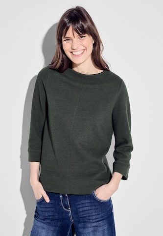 CECIL Sweatshirt in Green: front