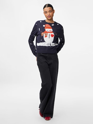 PIECES - Jersey 'PCJolly Xmas' en azul