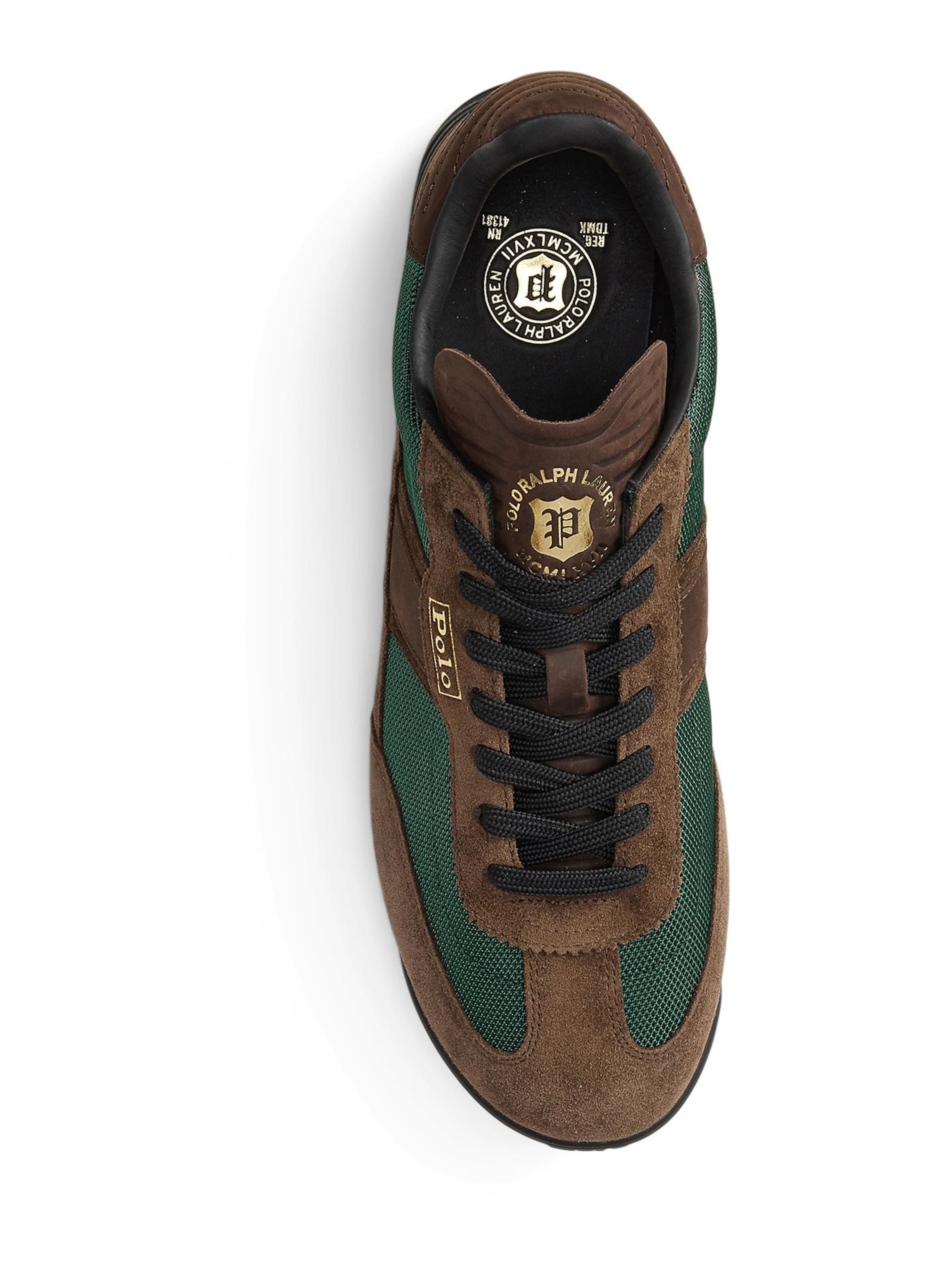 Baskets basses 'VARICK' Polo Ralph Lauren en marron