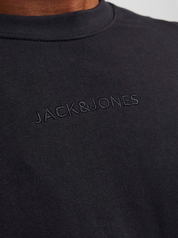 JACK & JONES Μπλούζα φούτερ 'Stagger' σε μαύρο