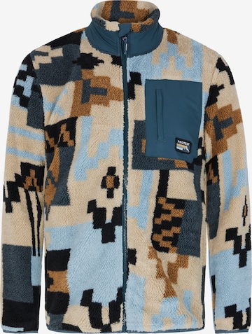 PROTEST Fleecejacke 'PRTKEYSTON' in Blau: Vorderseite