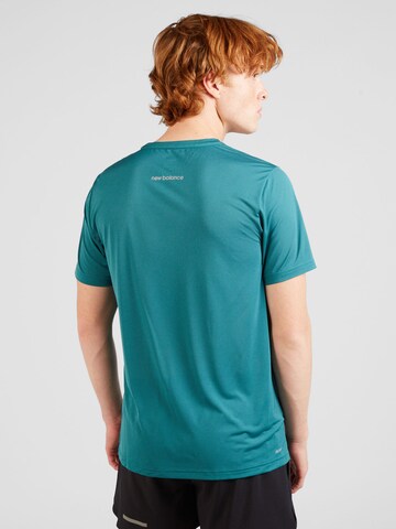 new balance - Camisa funcionais 'Accelerate' em azul
