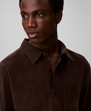 Coupe regular Chemise Calvin Klein en marron