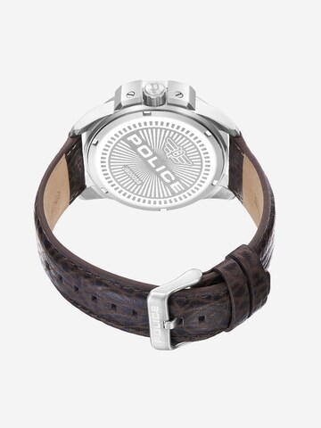 POLICE Analog watch 'Underlined' in Brown