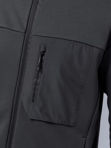 JACK WOLFSKIN Athletic Jacket 'BIKE COMMUTE' in Grey