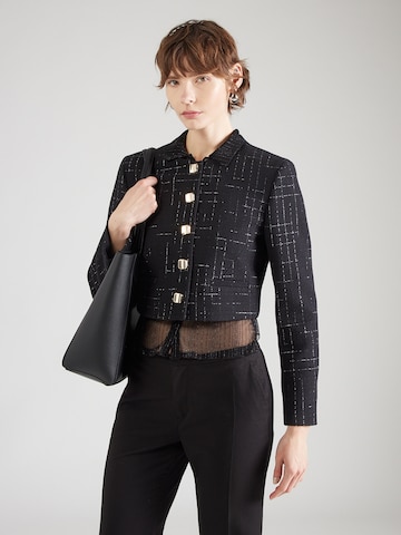 HUGO Prehodna jakna 'Aliti-1' | črna barva: sprednja stran