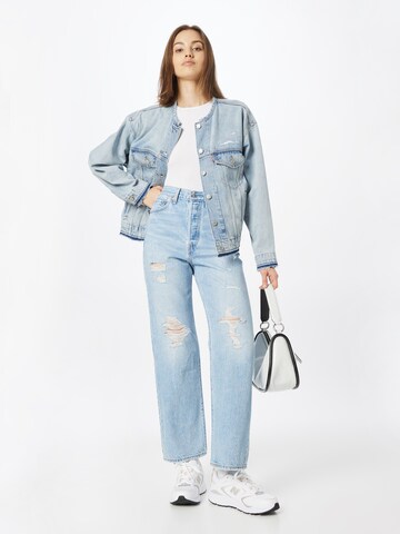 LEVI'S ® Normální Džíny 'Ribcage Straight Ankle' – modrá