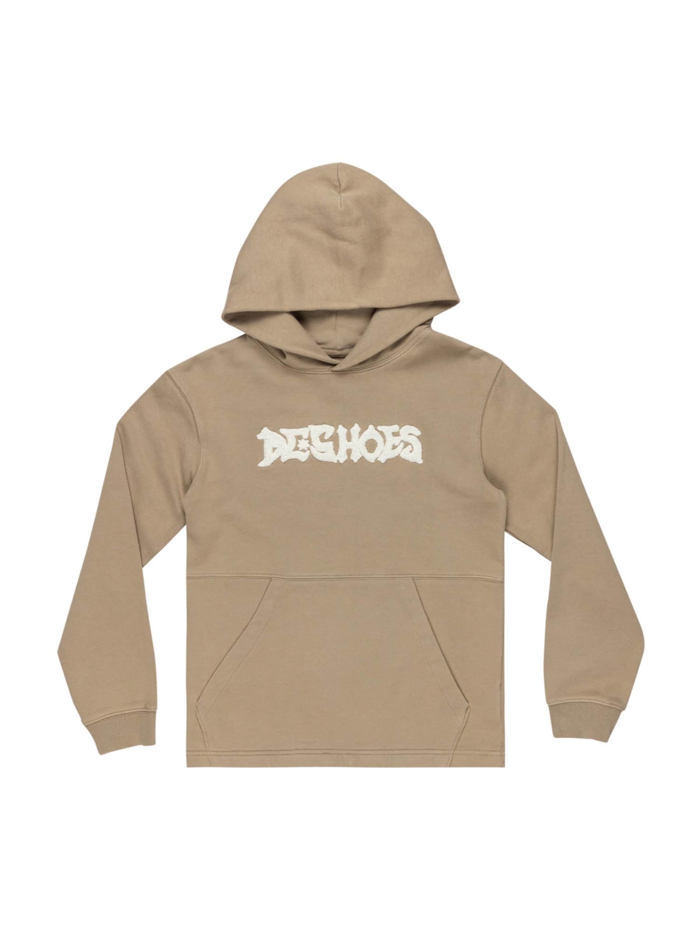 DC Shoes Urheilullinen collegepaita 'MORTAR' värissä beige: etupuoli