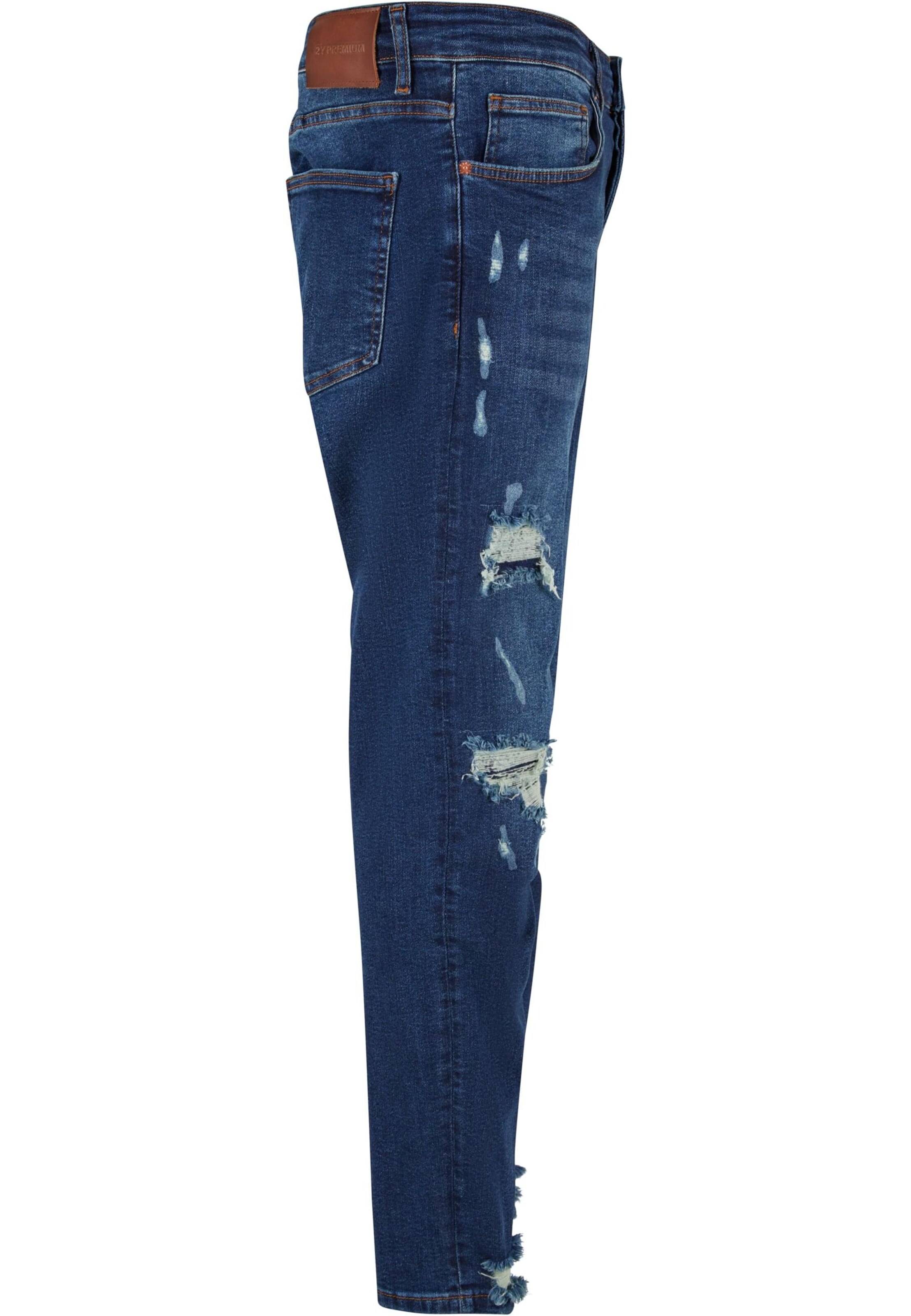 Tapered Jeans di 2Y Premium in blu