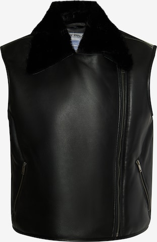 Gilet di DreiMaster Vintage in nero: frontale