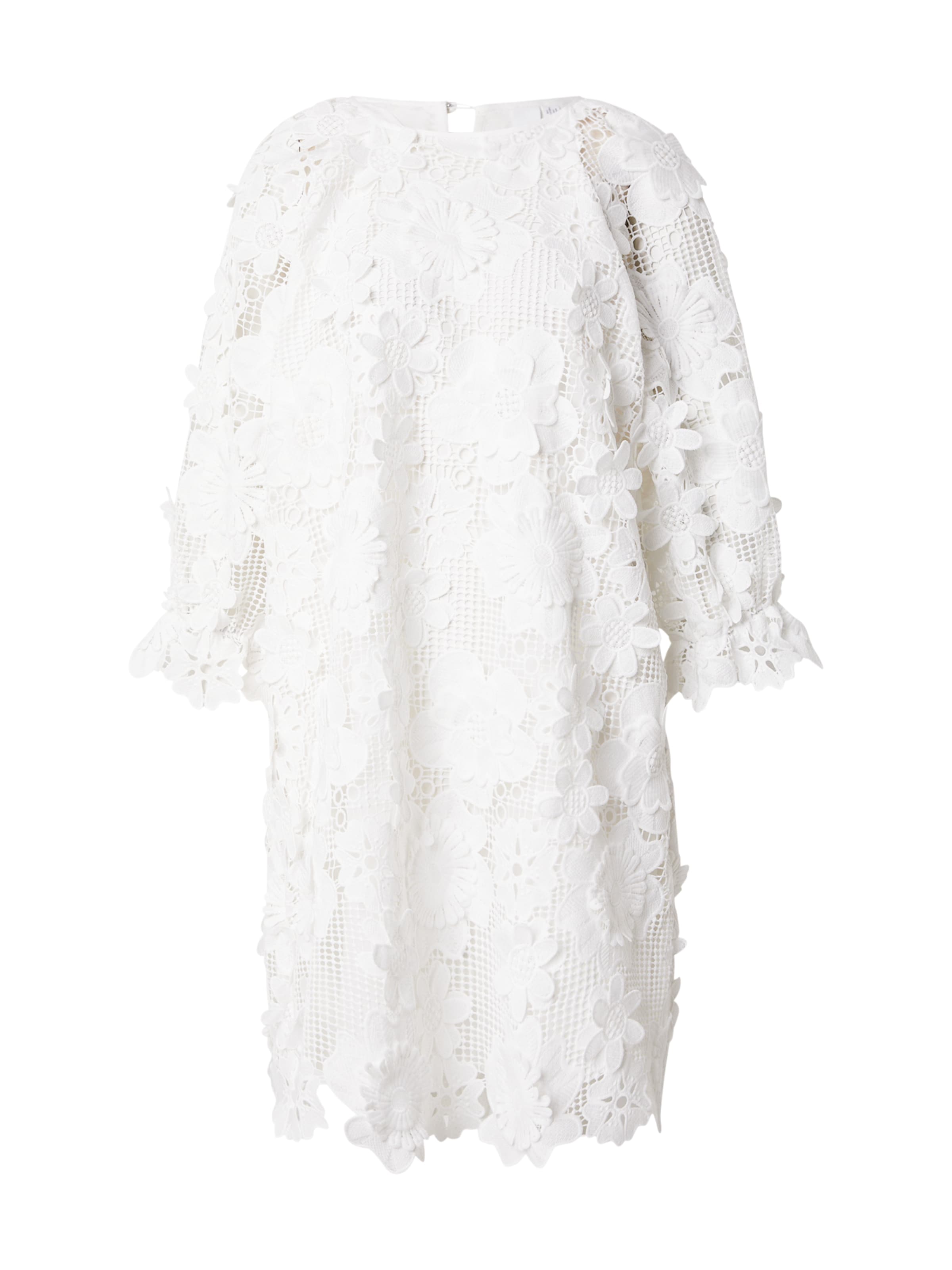 YAS Рокля 'YASTREA' в бяло: отпред