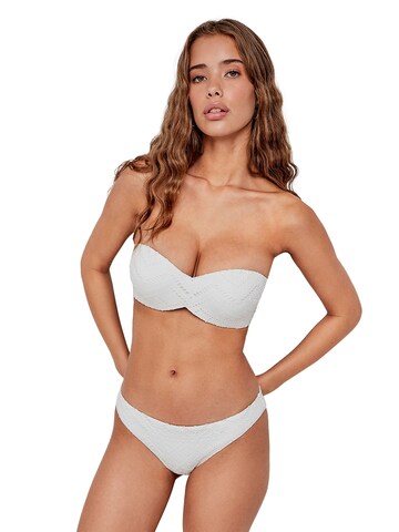 Gisela Bandeau Bikinitop in Wit