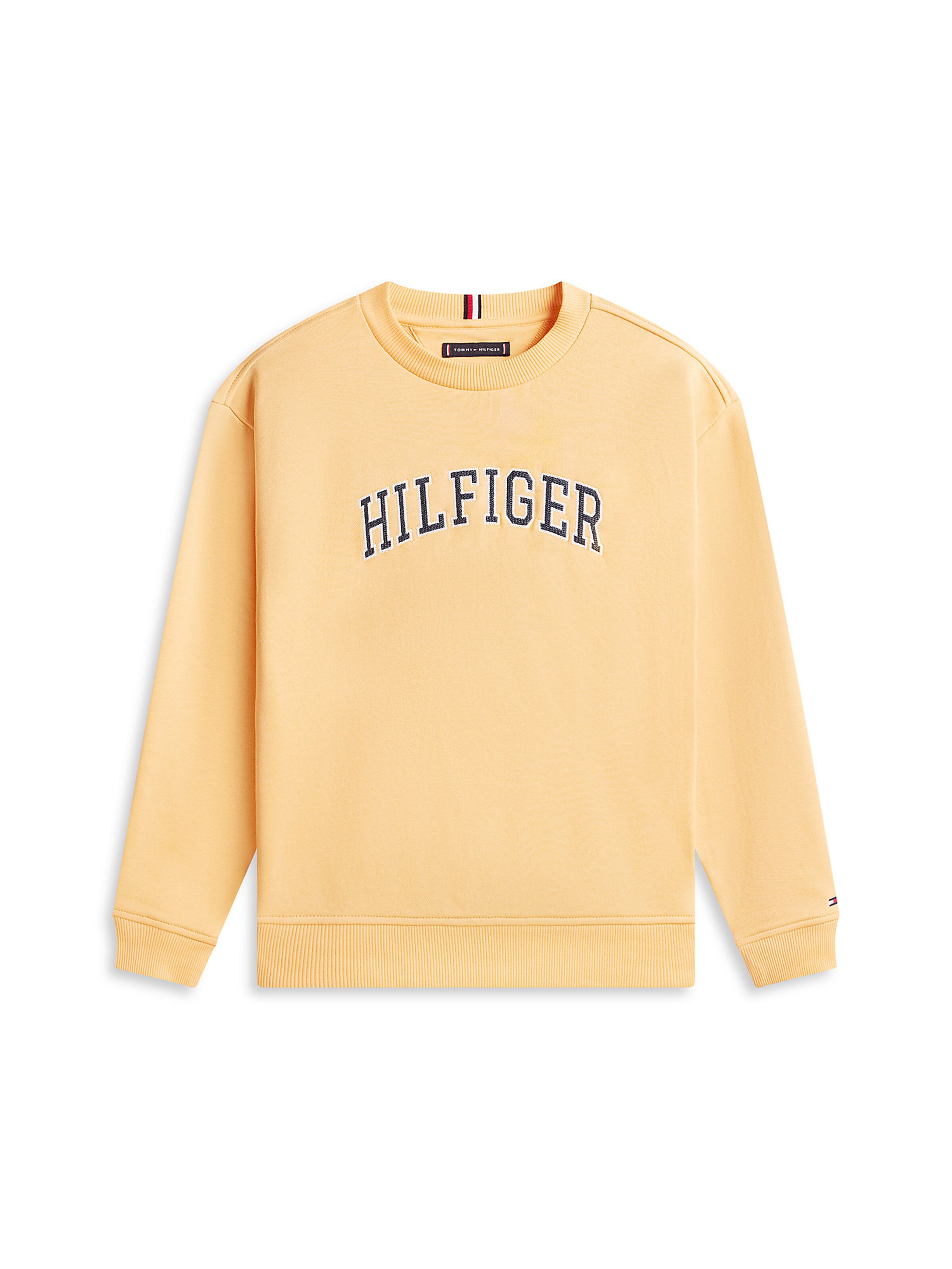 Sweat TOMMY HILFIGER en orange : devant