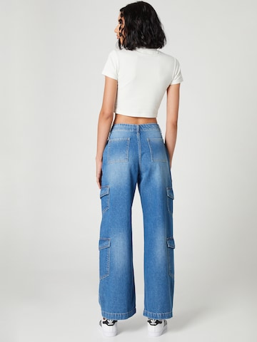 Loosefit Jeans cargo 'Lucky' SHYX en bleu