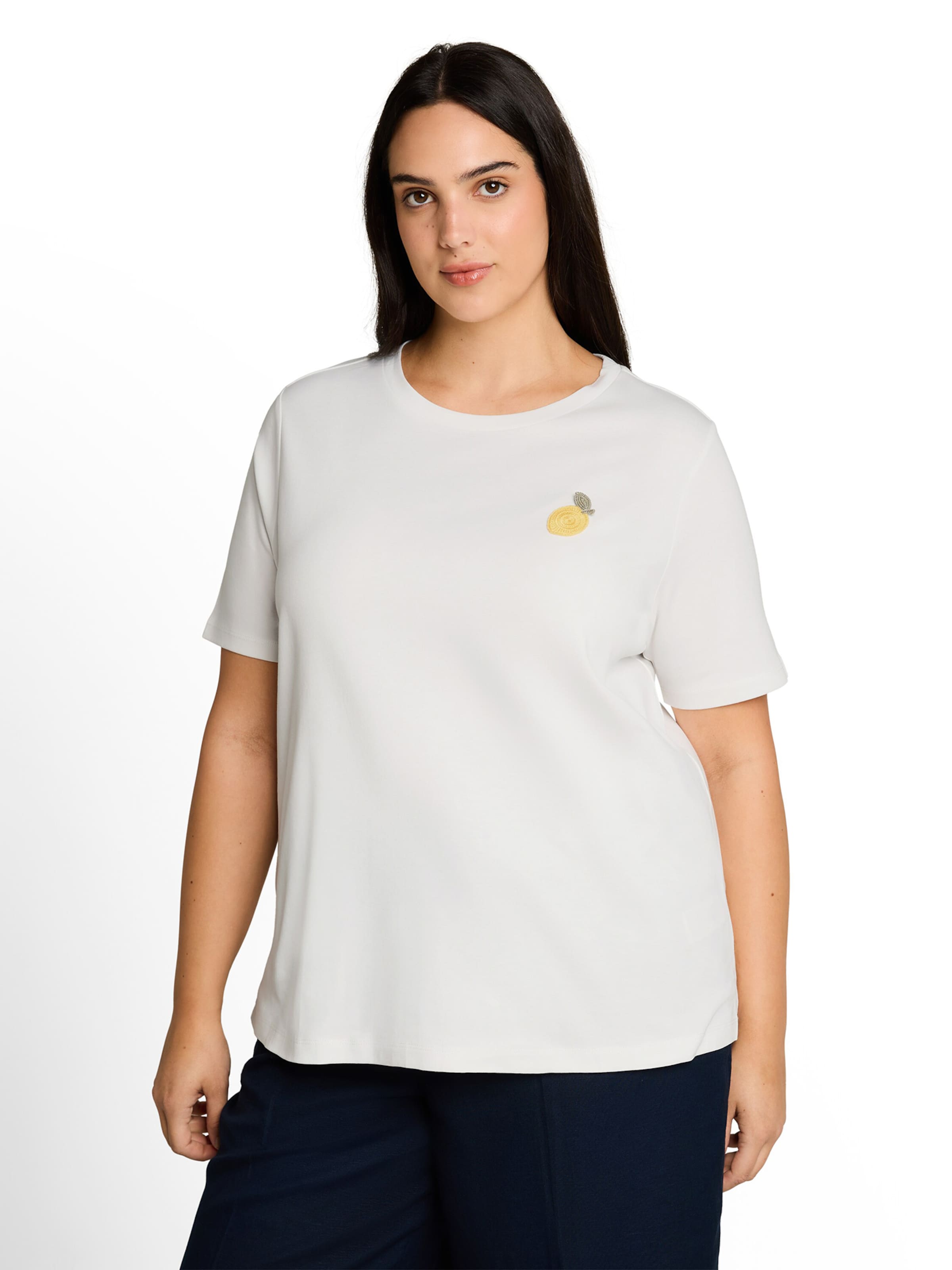 Tom Tailor Women + Shirt in White: front