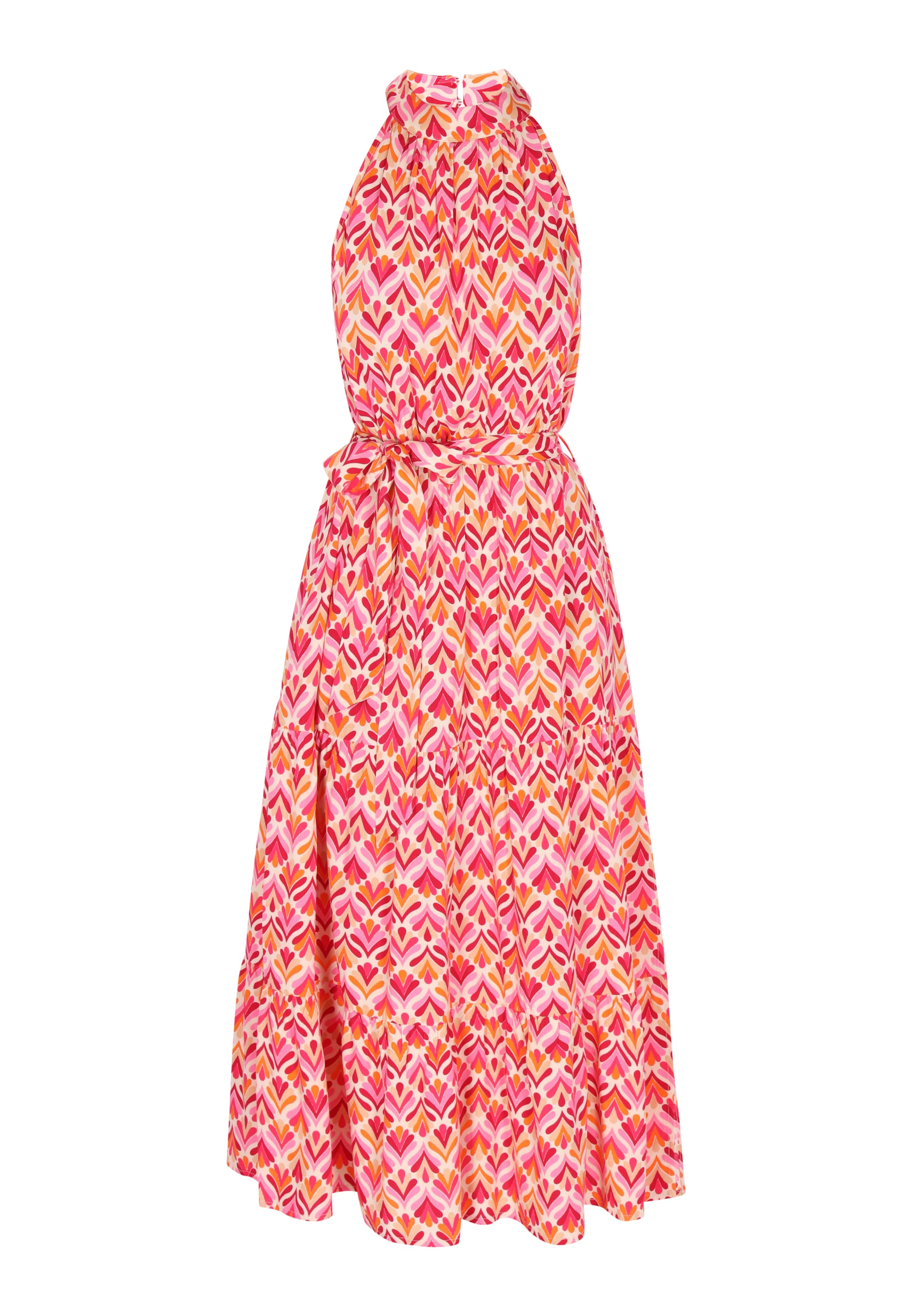 IZIA Letní šaty – oranžová: přední strana