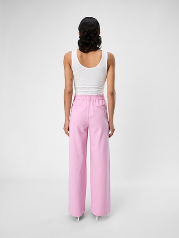 OBJECT Wide leg Παντελόνι 'LISA' σε ροζ