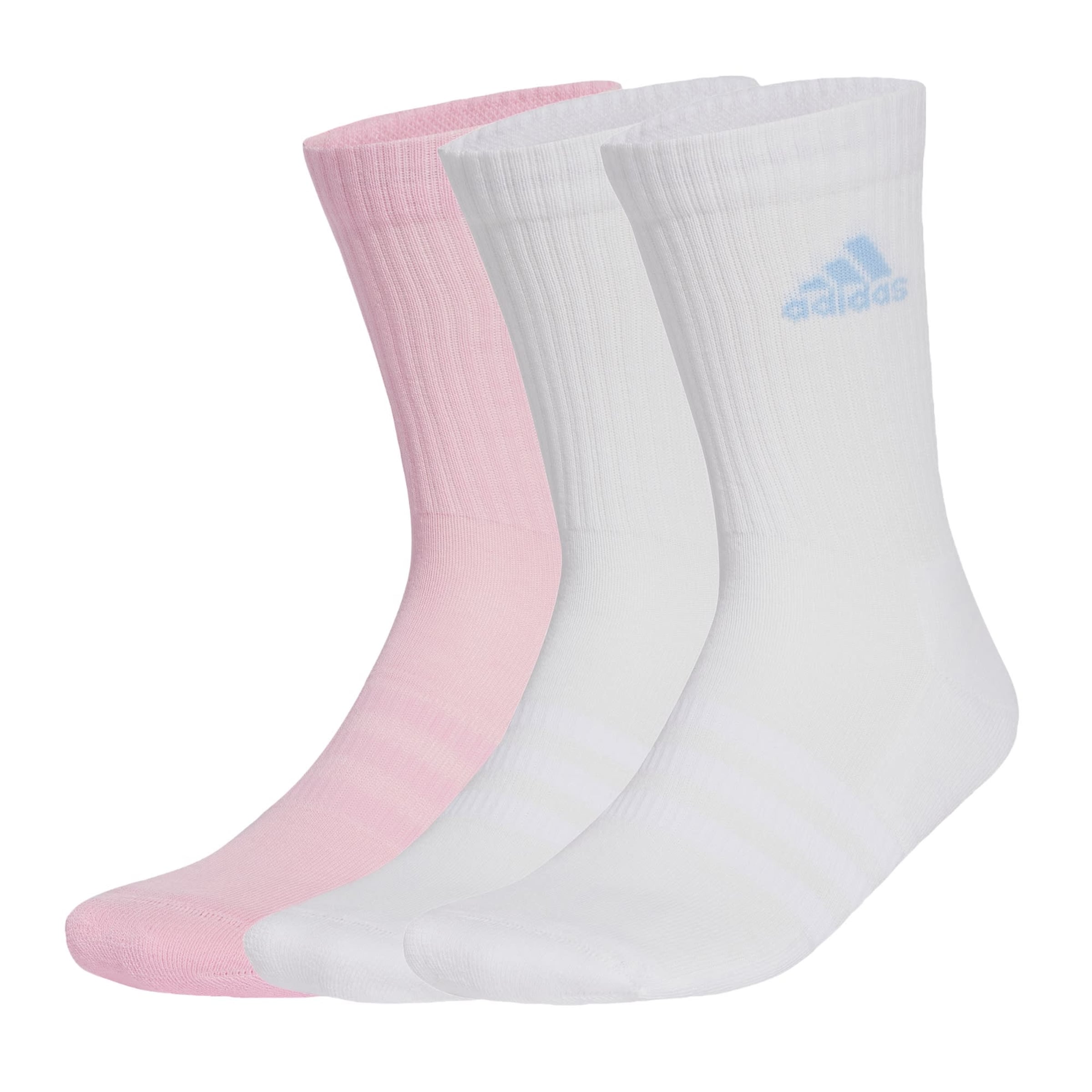 ADIDAS PERFORMANCE Sportsocken 'Cushioned Crew 3 Pairs' in Pink: Vorderseite