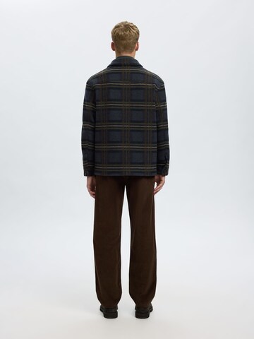 Veste mi-saison 'SLHMitch' SELECTED en bleu