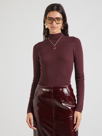 GUESS - Jersey 'JULIA' en marrón: frente