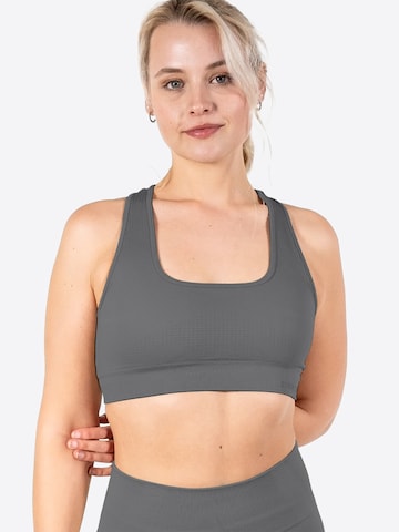 Bustier Soutien-gorge de sport Stark Soul en gris : devant