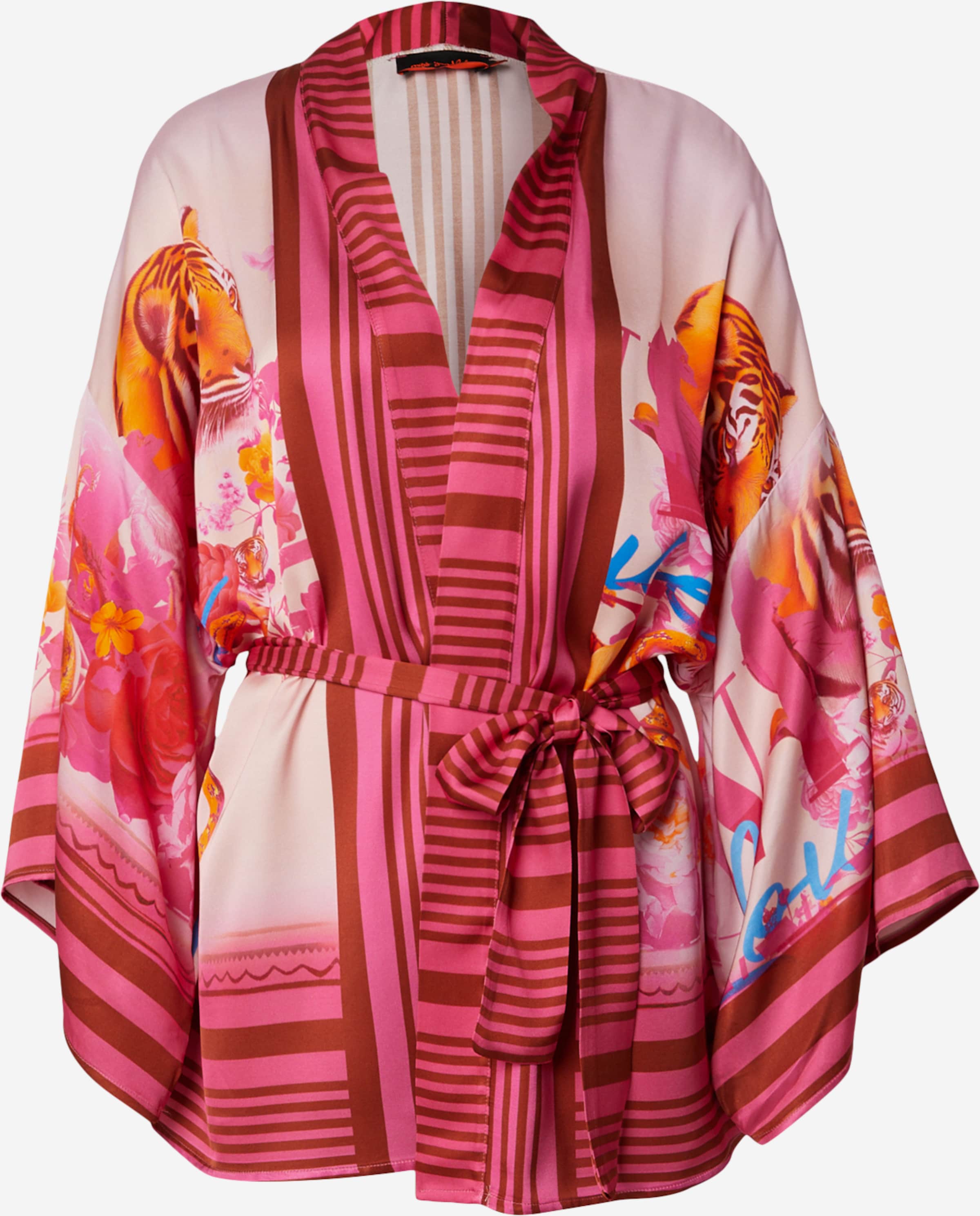 yokunero♡　0916 miss goodlife Chimono 'Blush Tiger' pe Roz Pastel, Roz Închis