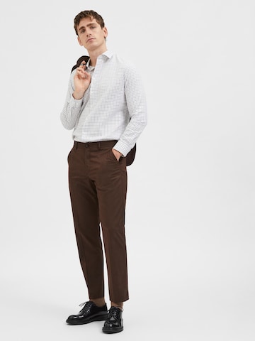 SELECTED HOMME Regular Chino 'Logan' in Bruin