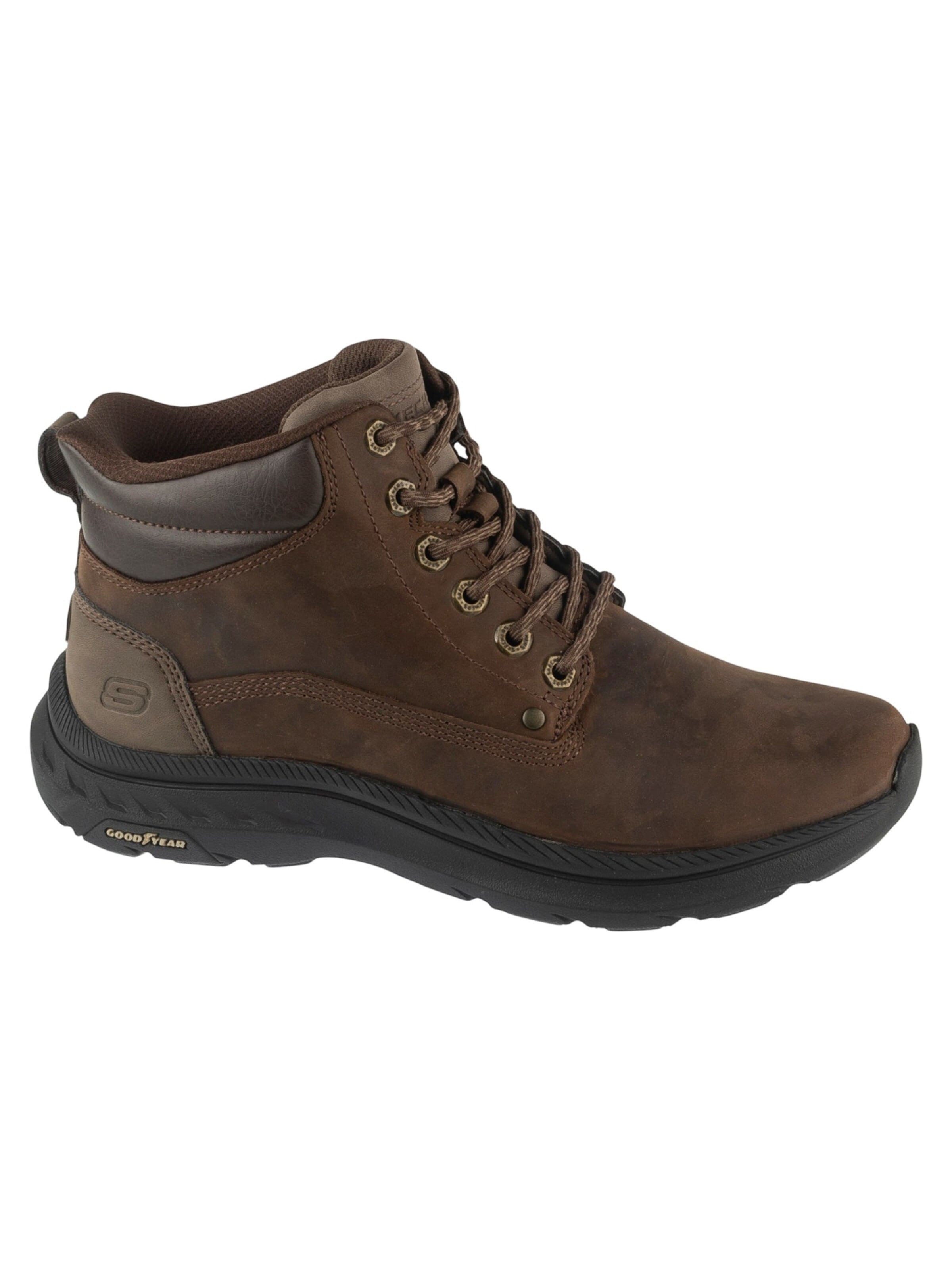 Bottines à lacets 'Skechers Slip-Ins: Pollard - Waylon' SKECHERS en marron : devant