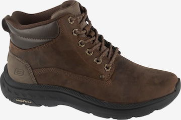 Bottines à lacets 'Skechers Slip-Ins: Pollard - Waylon' SKECHERS en marron : devant