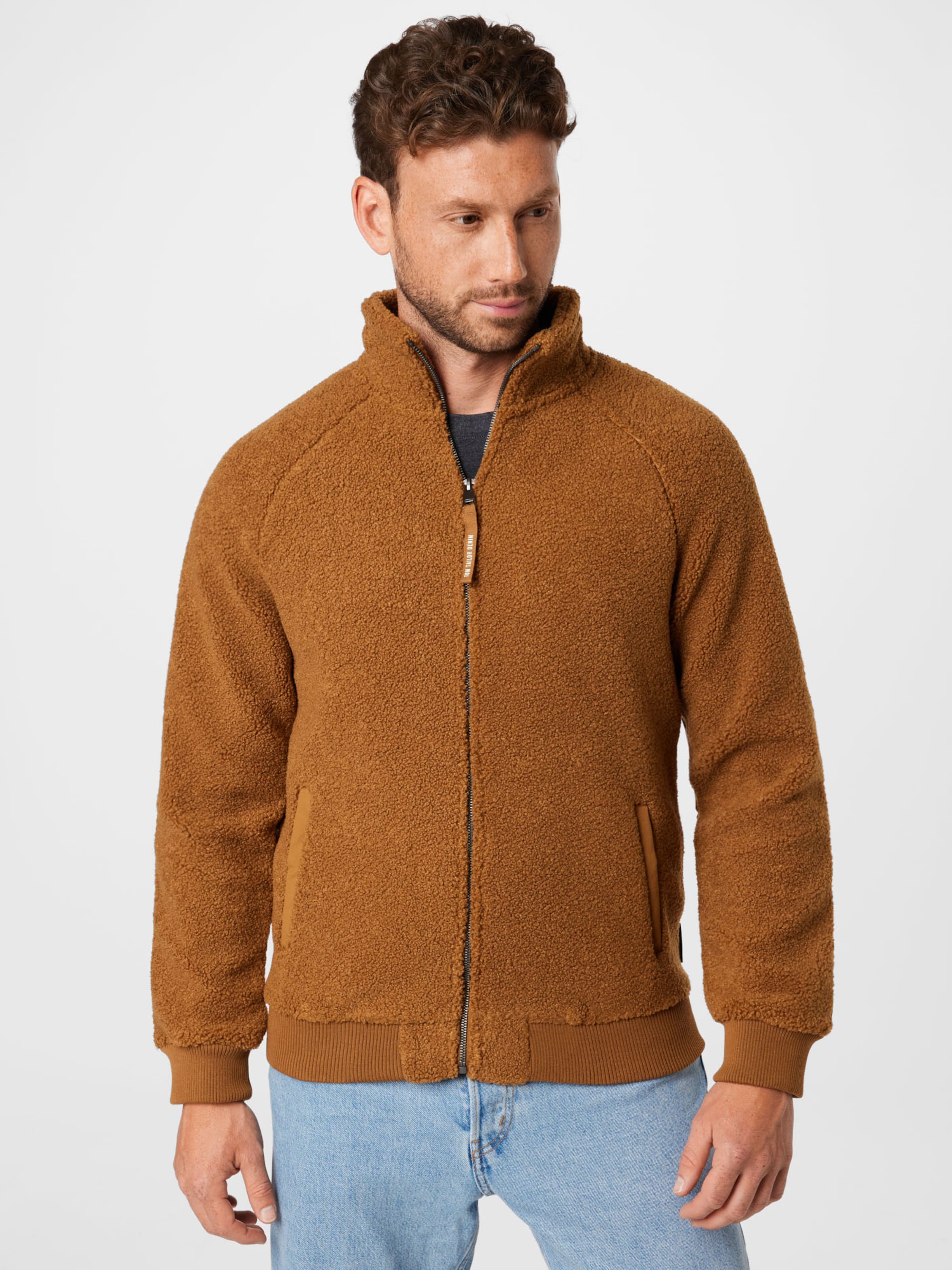 Männer Sweat TOM TAILOR DENIM Sweatjacke in Brokat - GH74291 Männer Sweat TOM TAILOR DENIM Sweatjacke in Brokat - GH74291