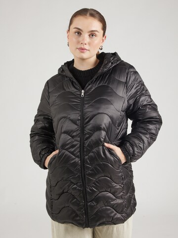 ONLY Carmakoma Jacke 'CARVEGA' in Schwarz: Vorderseite