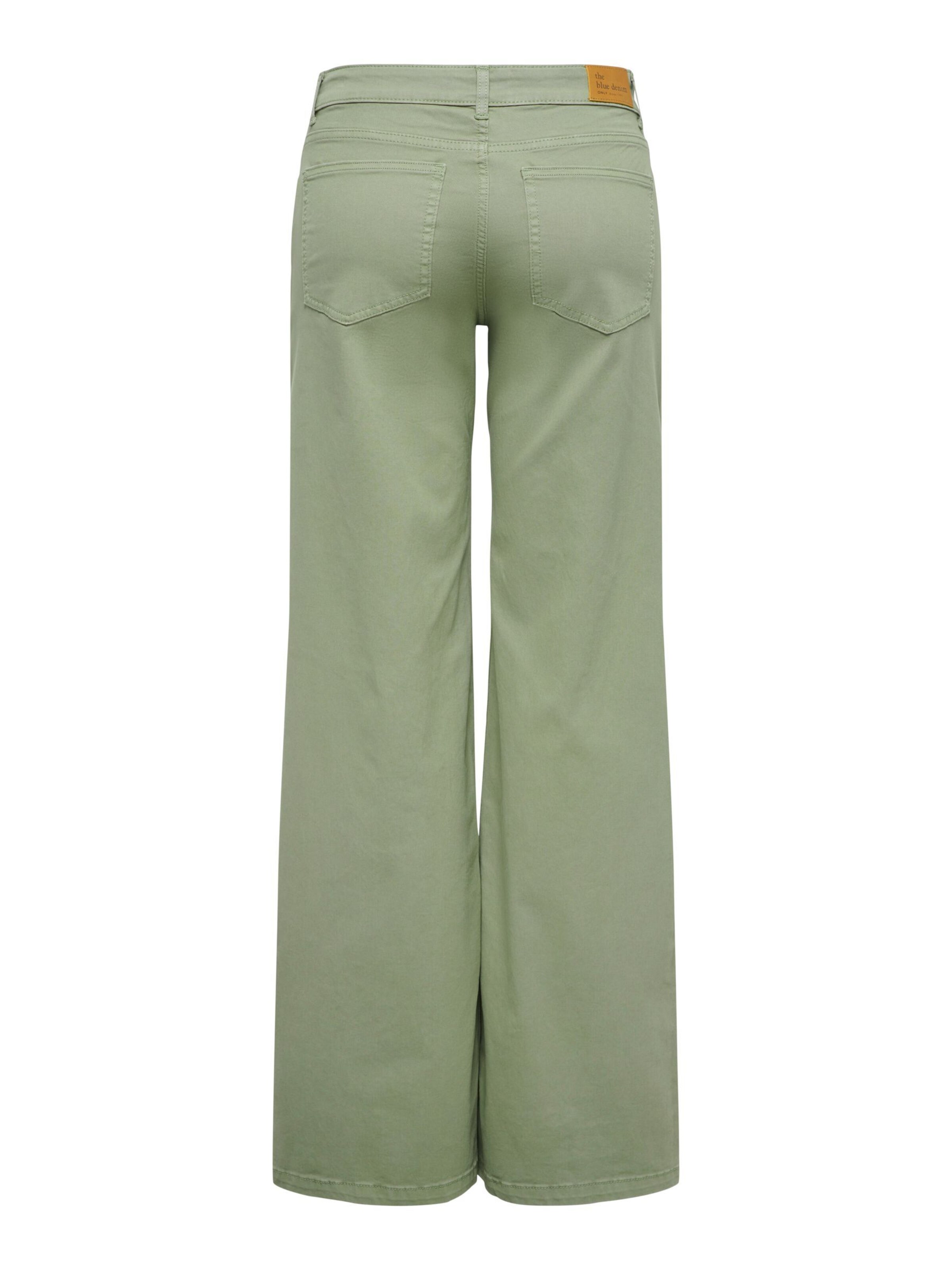 Wide Leg Pantalon 'ONLMadison' ONLY en vert