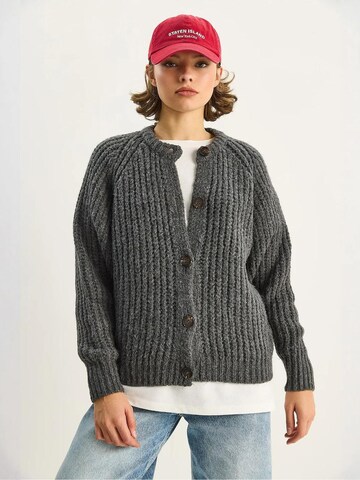 Bianco Lucci Strickjacke in Grau