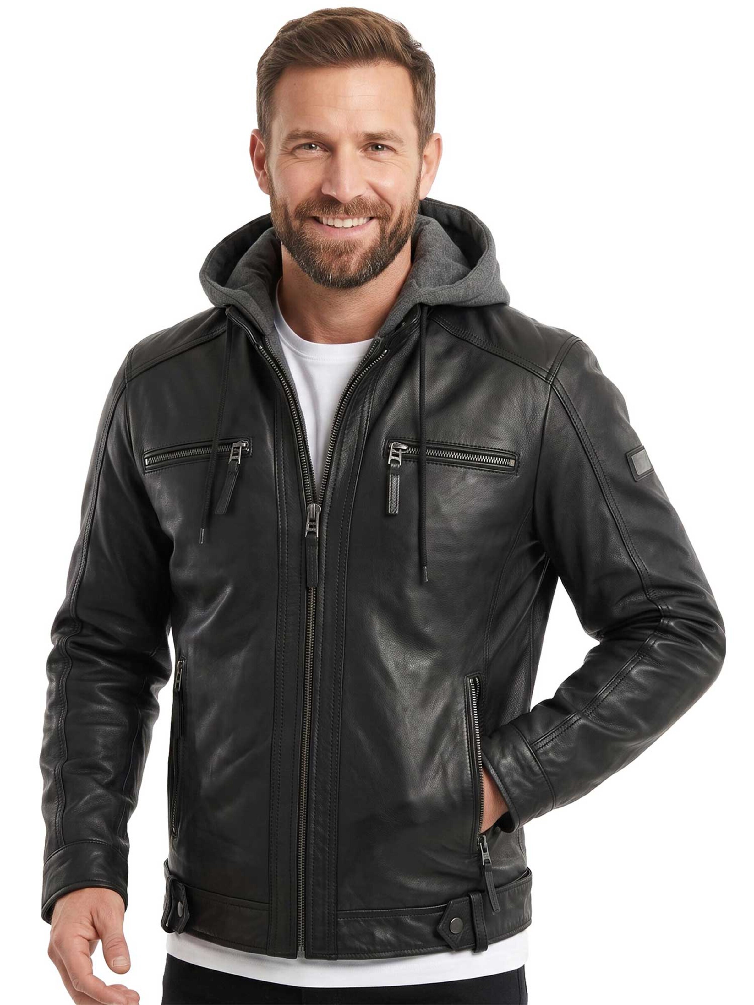 OTTO KERN - Chaqueta de entretiempo 'Smudo/M' en negro: frente