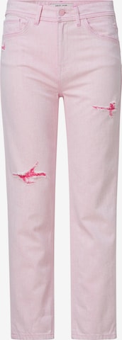 Coupe slim Jean Salsa Jeans en rose : devant