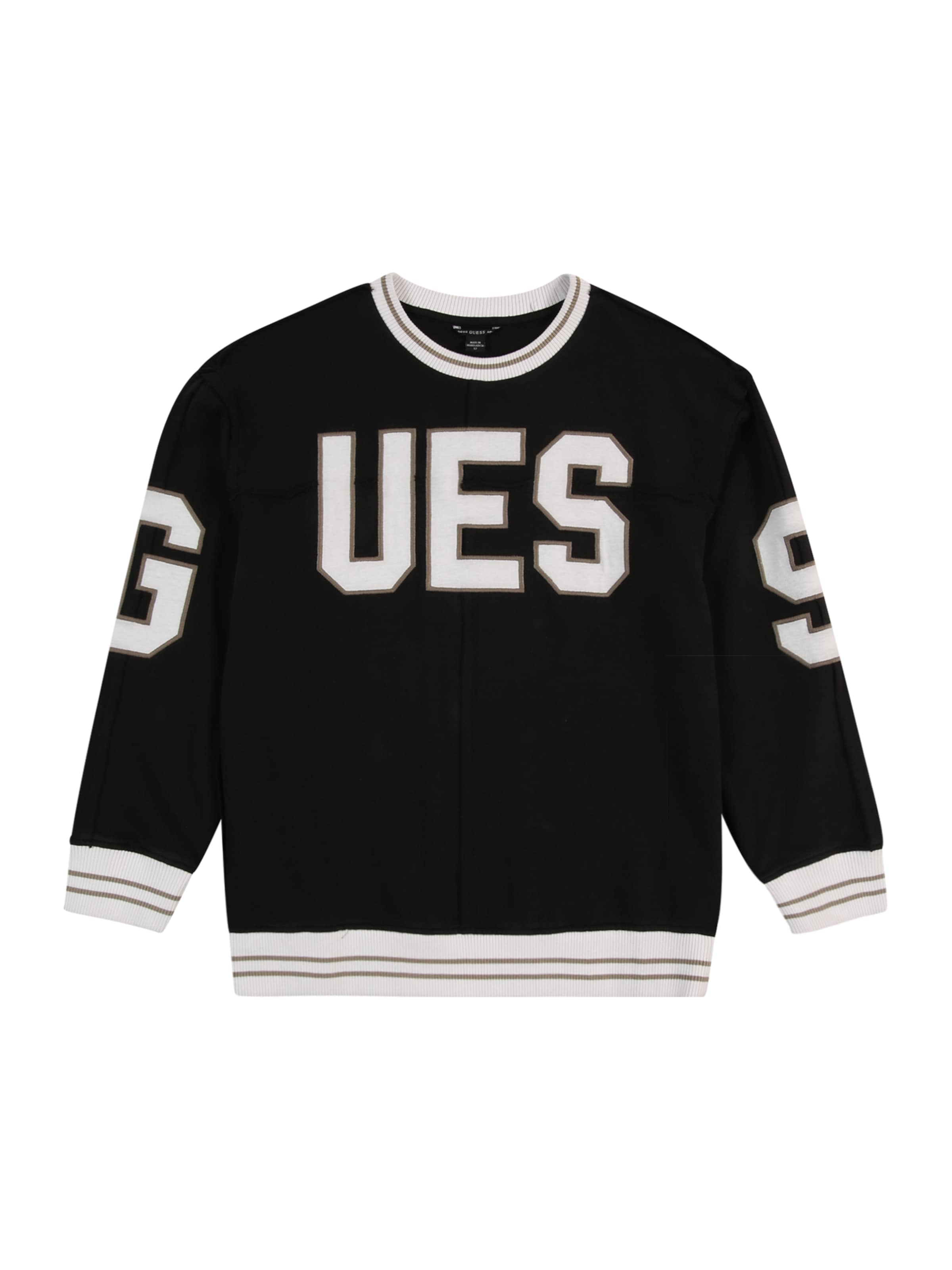 GUESS Футболка в Черный: спереди