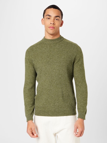 BURTON MENSWEAR LONDON Sweater in Green: front