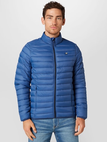 BLEND Winter Jacket in Blue: front