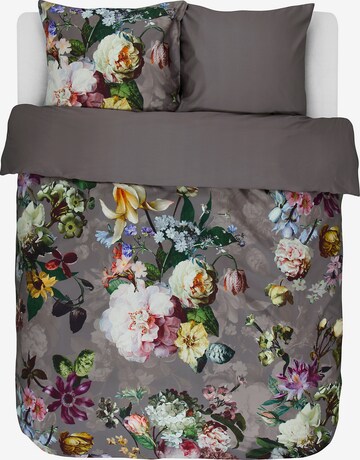 ESSENZA Duvet Cover 'Fleur' in Grey: front