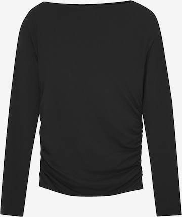 Tricou de la Pull&Bear pe negru: față