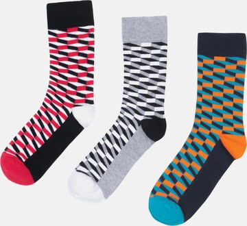 Ombre Socks 'U242' in Mixed colors: front