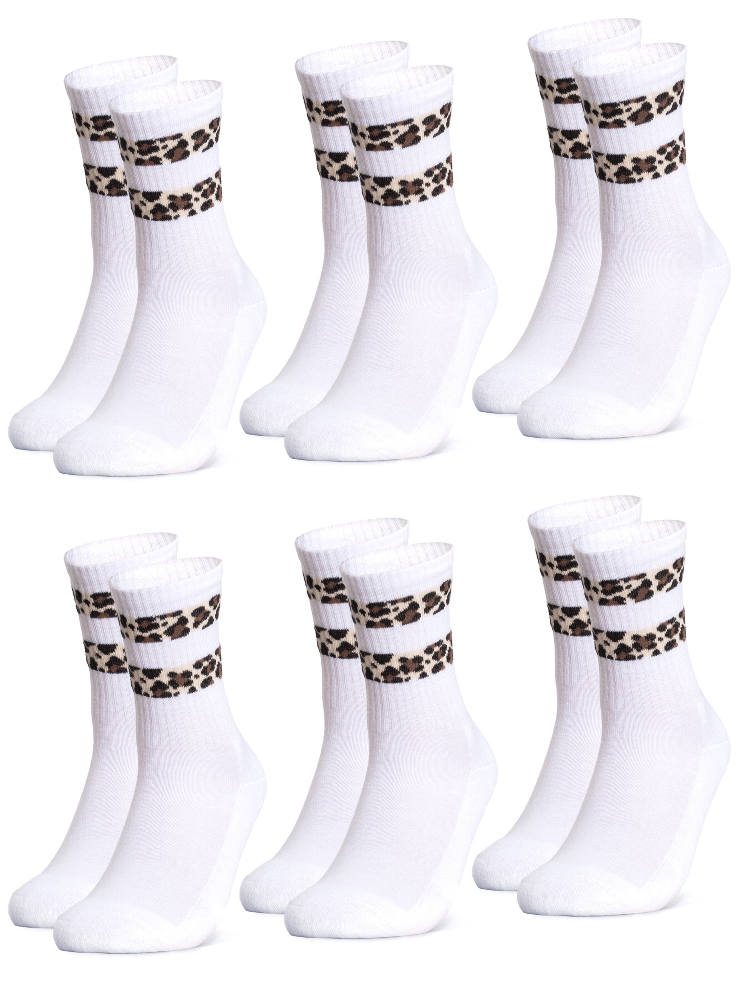 Occulto Sportsocken 'Nala'‌‌‌‌ in Weiß: Vorderseite