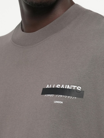 AllSaints T-shirt 'REDACT' i grå