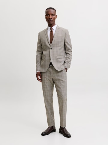 JACK & JONES - Slimfit Traje en beige: frente