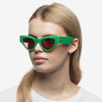 Occhiali da sole 'FANPLASTICO' di LE SPECS in verde